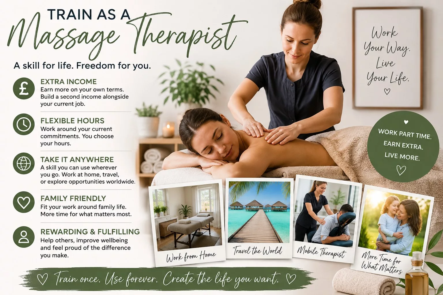 massage income